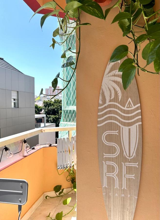 לאס פאלמס דה גראן קנאריה 2 Min Dalla Spiaggia Loft Terrazza Casa Gialla מראה חיצוני תמונה