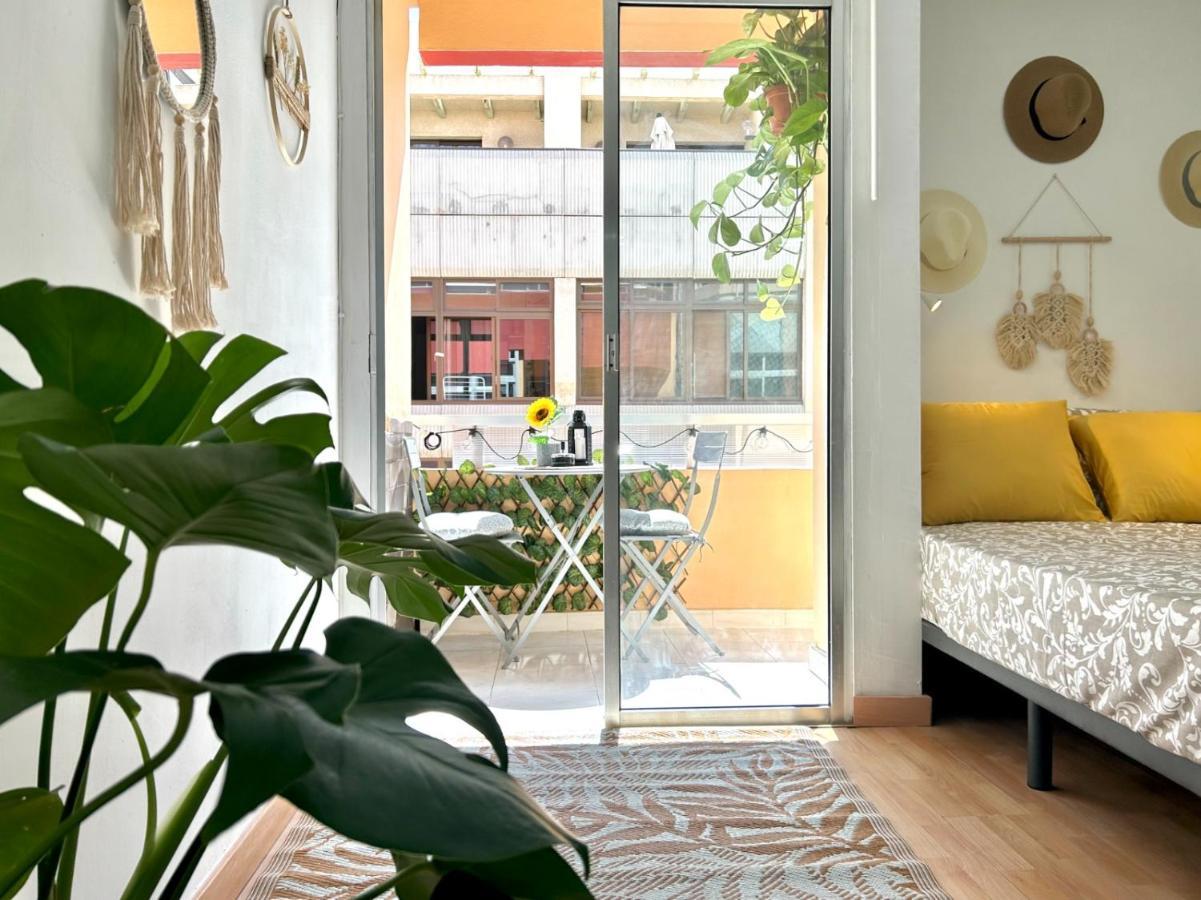 לאס פאלמס דה גראן קנאריה 2 Min Dalla Spiaggia Loft Terrazza Casa Gialla מראה חיצוני תמונה